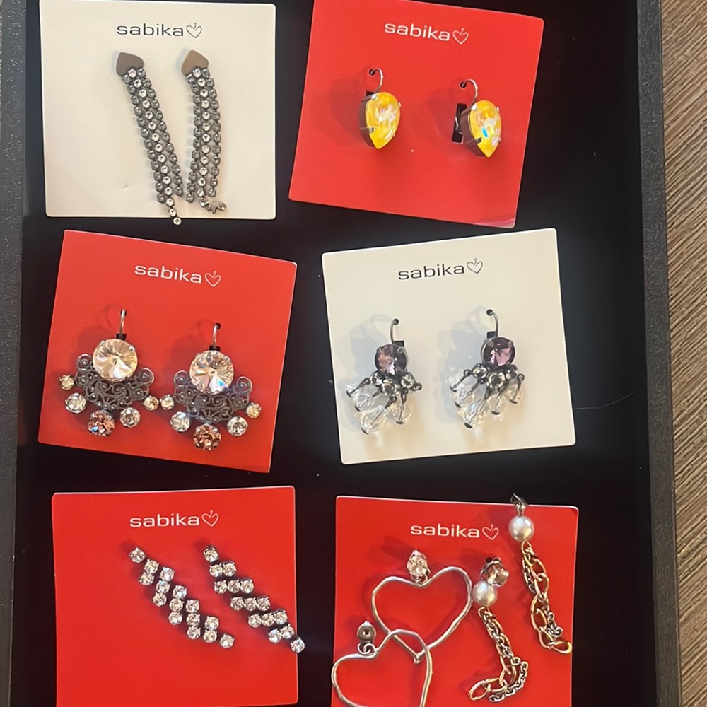 Sabina Austrian crystal earrings $59 each